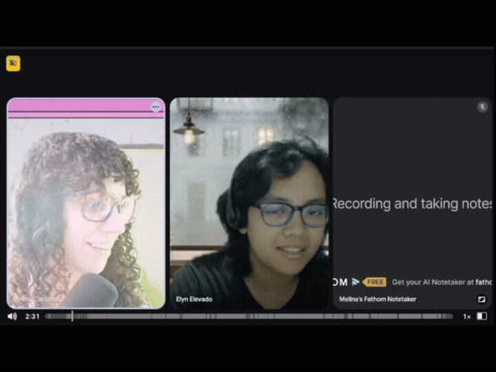 Video testimonial
