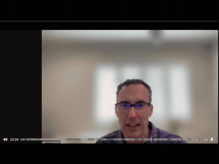 Video testimonial